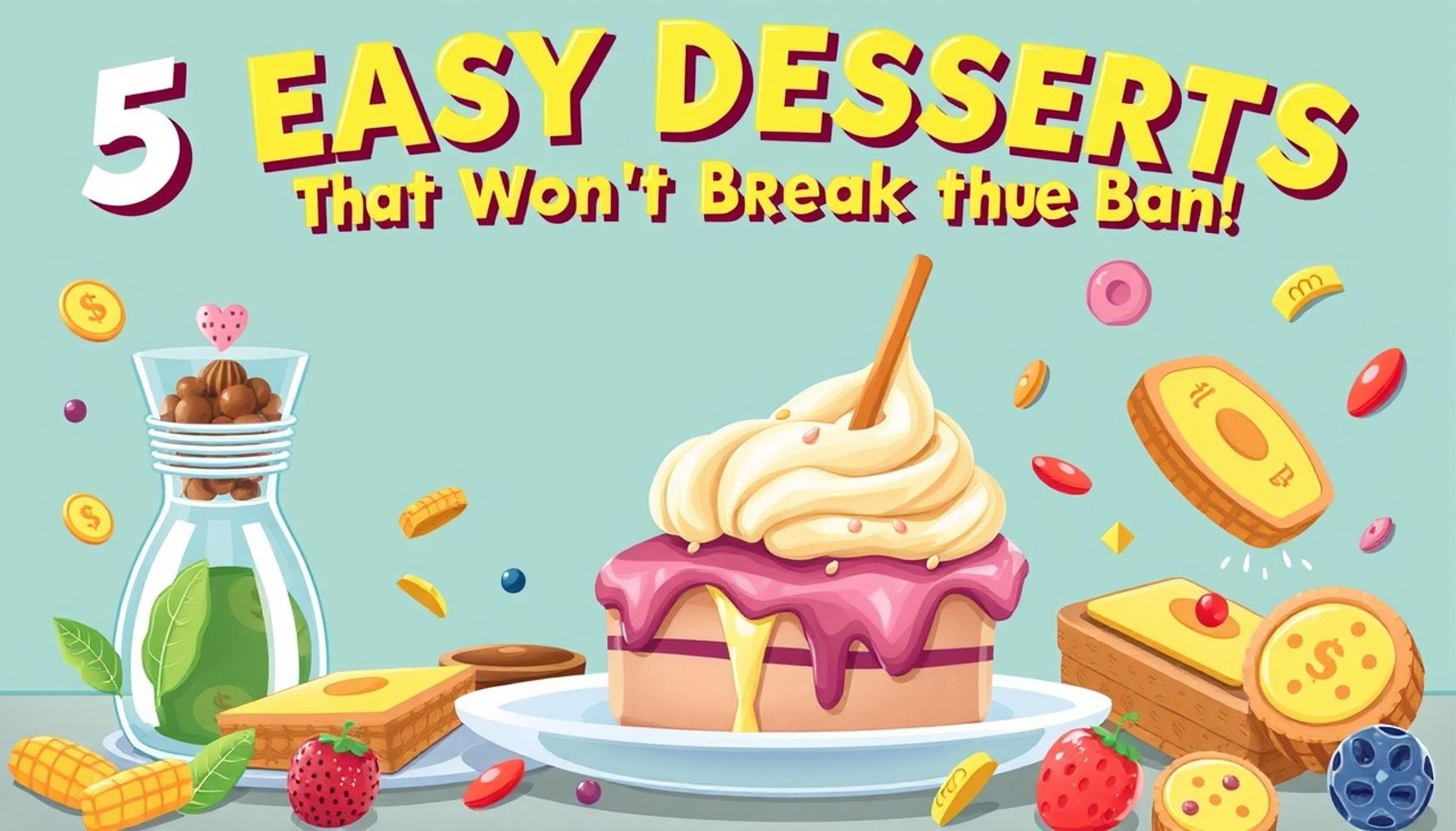 5 Easy Desserts That Won’t Break the Bank