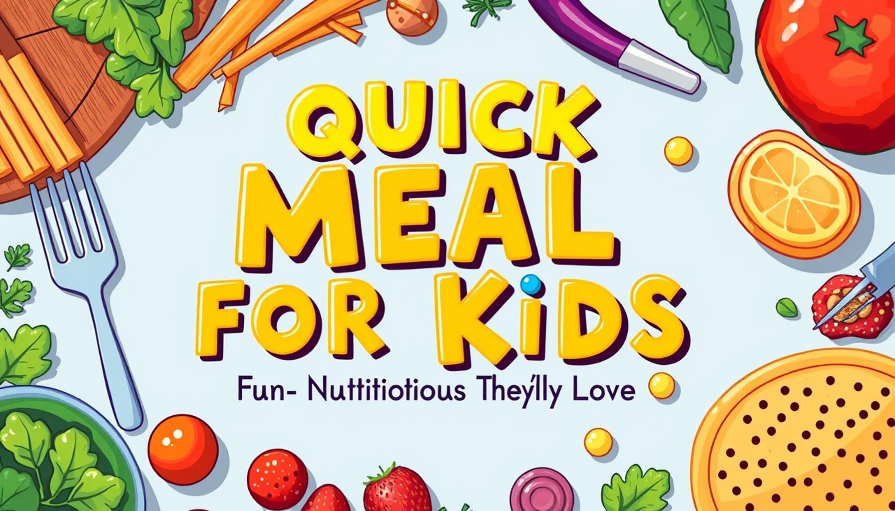 Quick Meals for Kids: Fun and Nutritious Recipes They’ll Love
