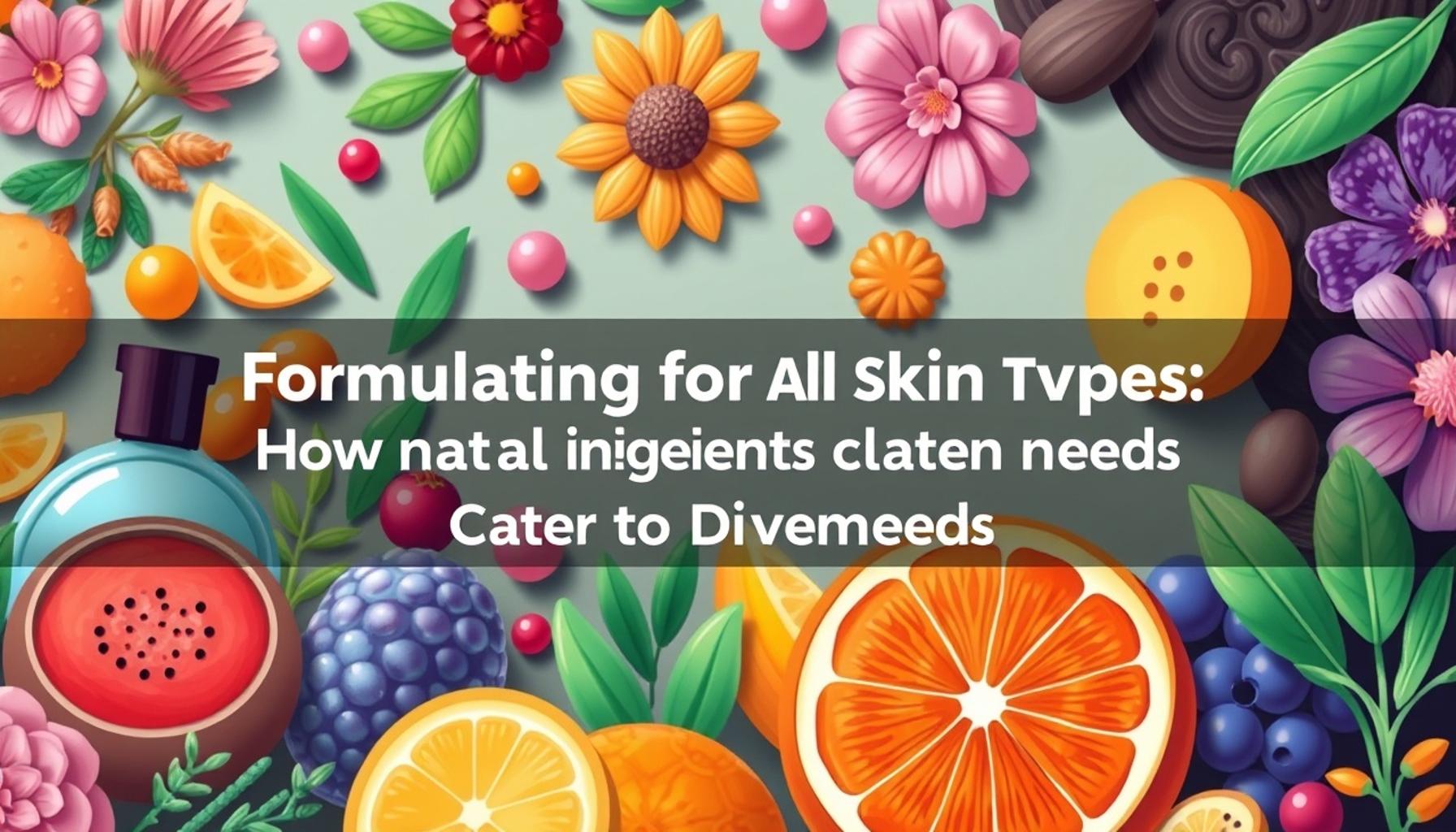Formulating for All Skin Types: How Natural Ingredients Address Diverse Needs
