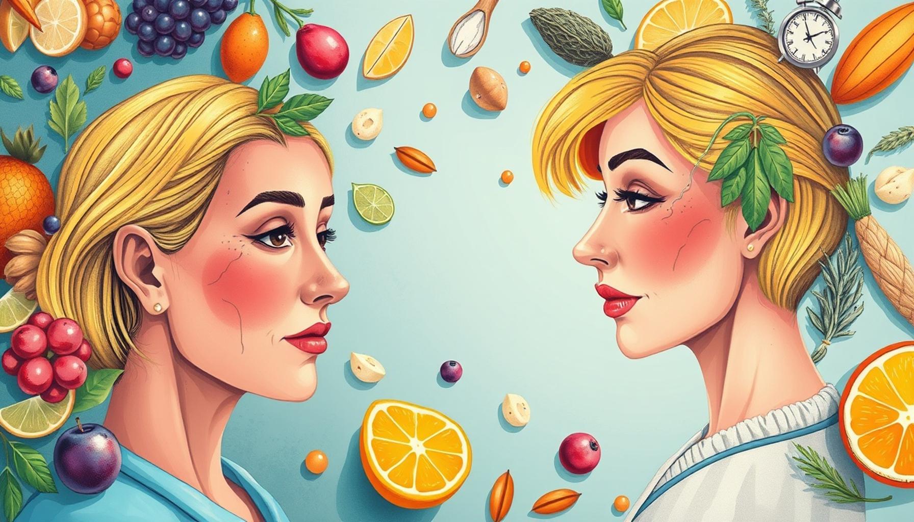 The Role of Nutrition in Skin Aging and Rejuvenation