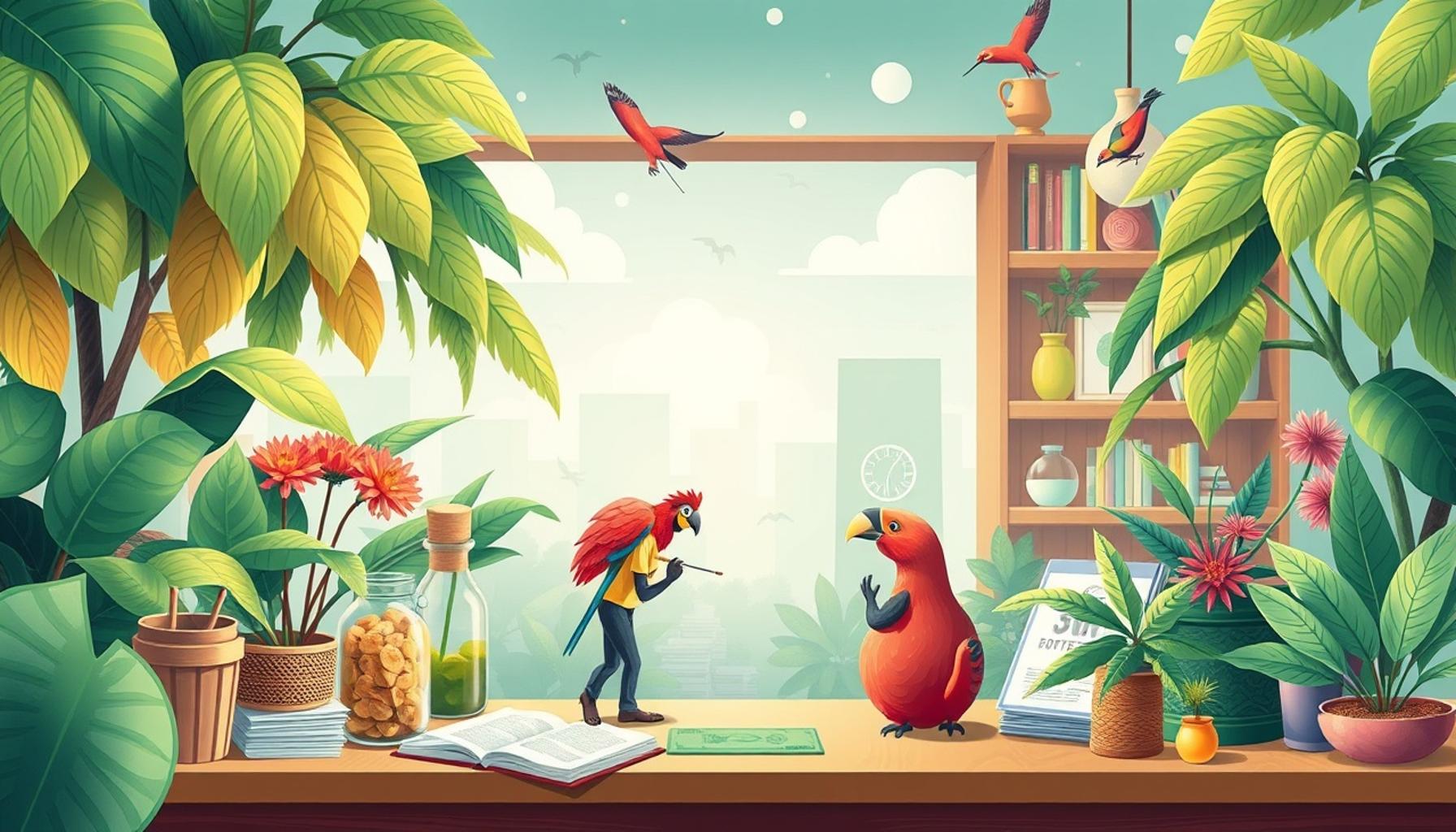 Discovering Varieties of Exotic Foliage for Indoor Environments