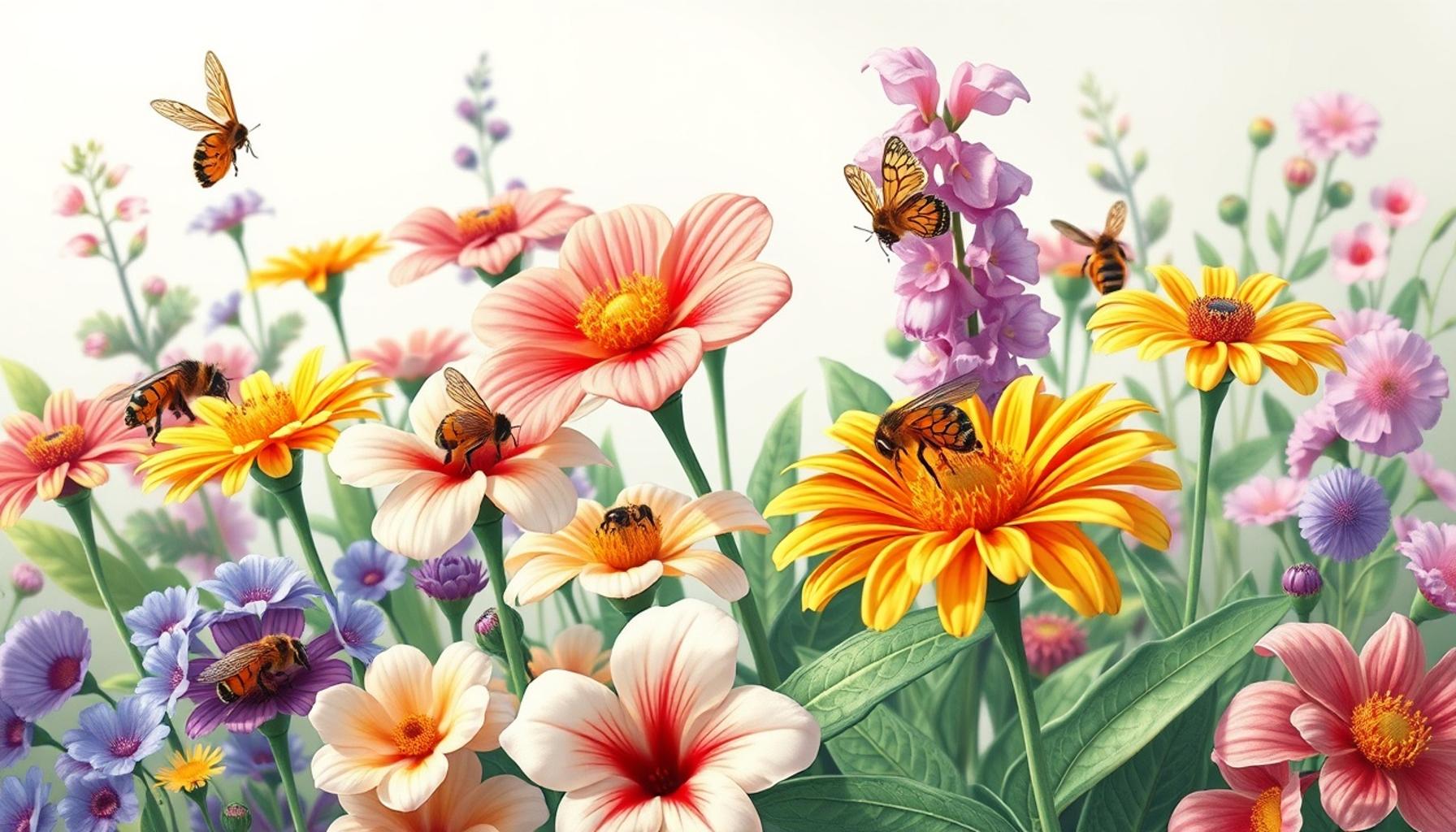Varieties of Flowering Plants that Attract Pollinators for Home Gardens