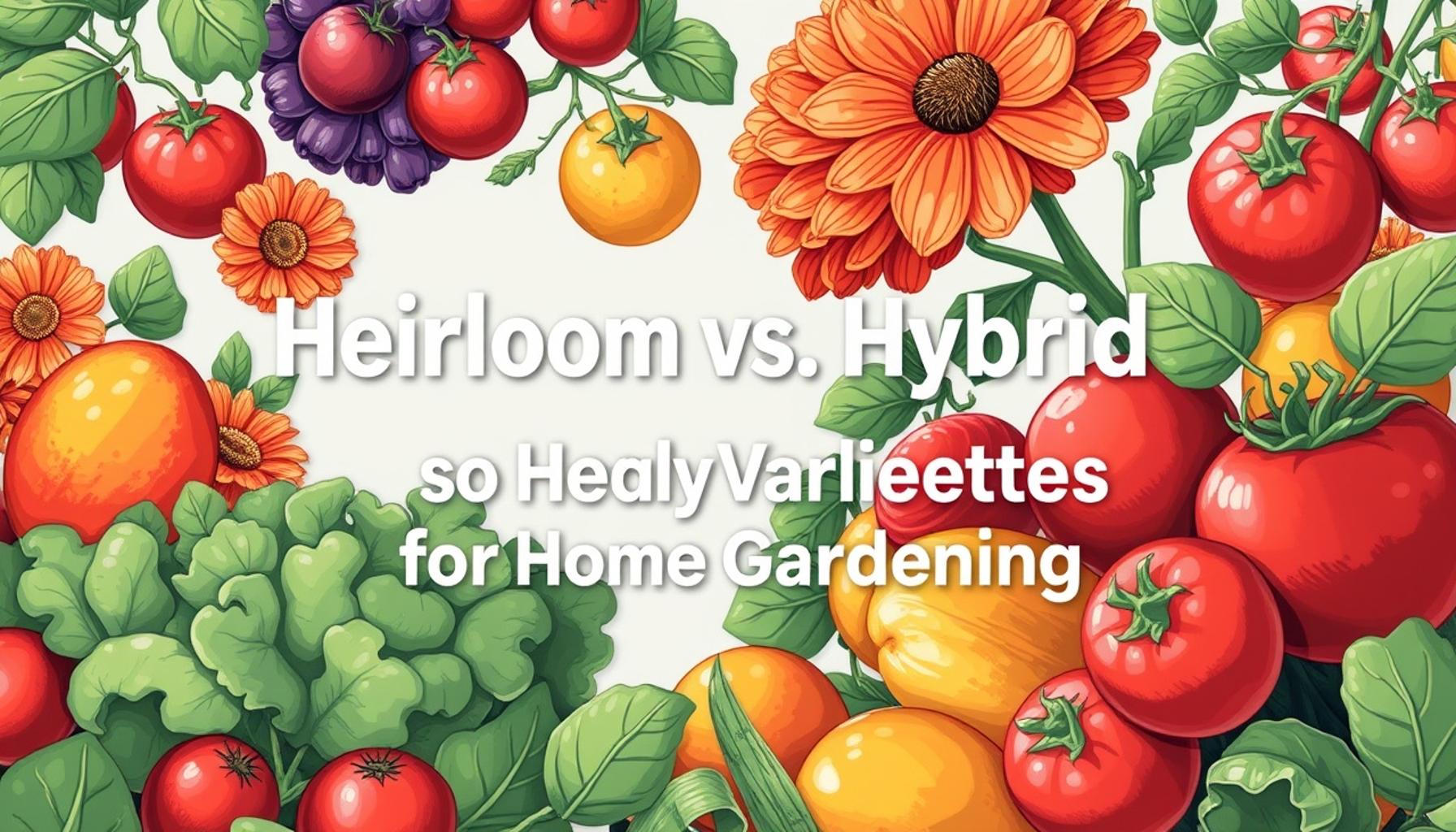 The Benefits of Heirloom vs. Hybrid Plant Varieties for Home Gardening